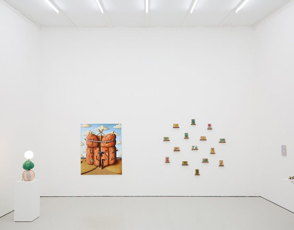 Jonathan Trayte, Robin Mason, Shiraz Bayjoo, Gareth Cadwallader and Holly Stevenson at Castor Gallery