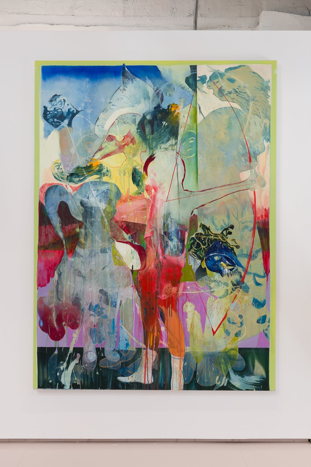 Alexis Soul-Gray, The Horse Woman, 2025, oil on canvas